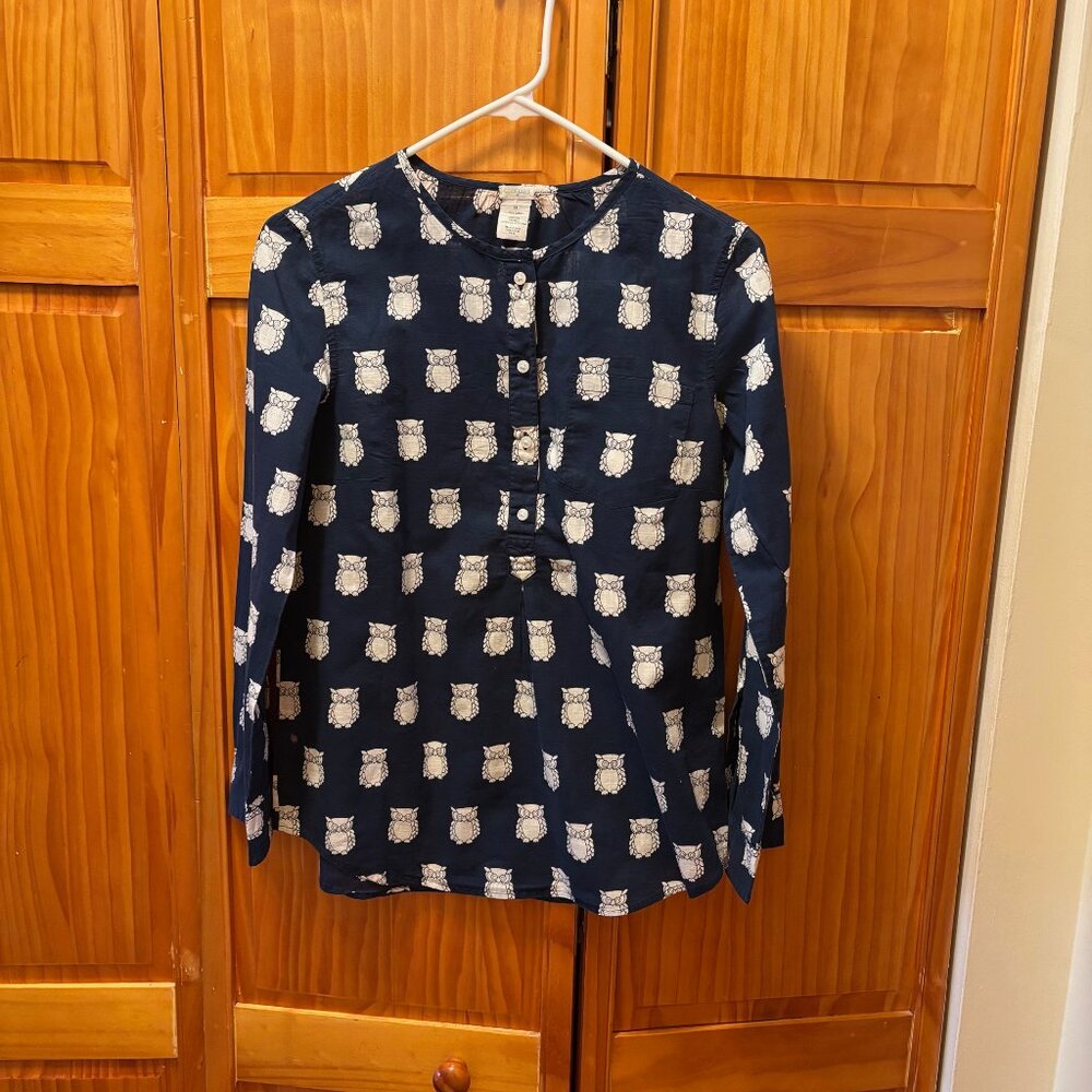 Crewcuts Cotton GIrls Blouse Size 14